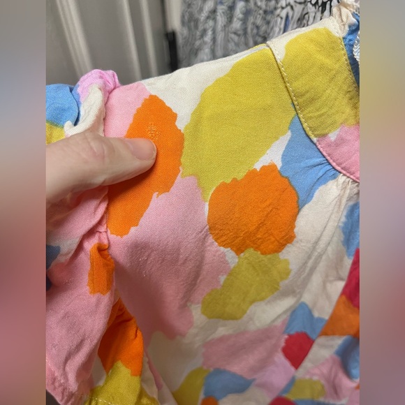 THML Colorful Ruffle Sleeve Top - Picture 6 of 6